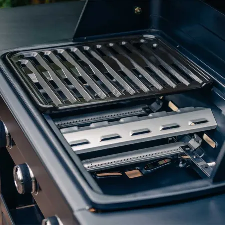 Barbecue a Gas 3 Fuochi Campignaz con Fornello Laterale Ripiano