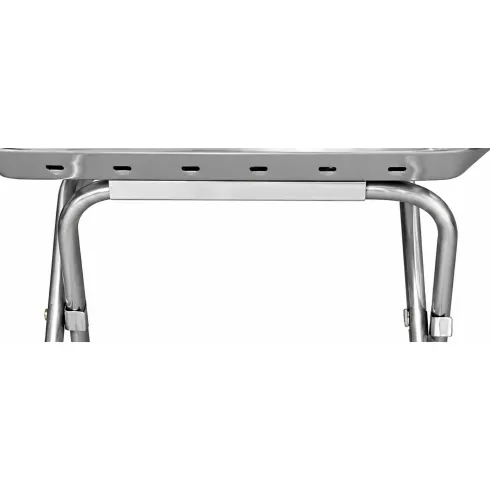Barbecue da Esterno a Carbonella in Acciaio Regolabile 48x36 cm