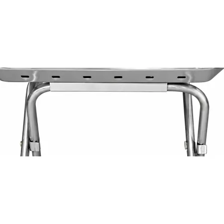 Barbecue da Esterno a Carbonella in Acciaio Regolabile 48x36 cm