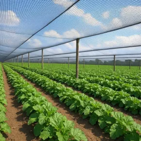 Telo Antigrandine HDPE Verde 2x100 m Ombreggiante Giardino Orto 2