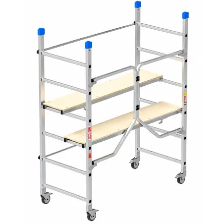 Trabattello Ponteggio in Alluminio Richiudibile Marchetti 155x188 cm