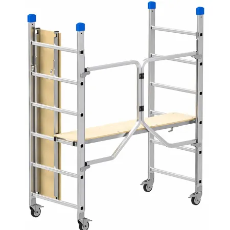 Trabattello Ponteggio in Alluminio Richiudibile Marchetti 155x188 cm