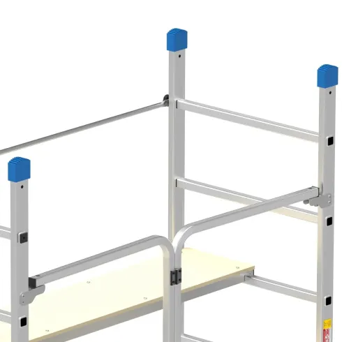 Trabattello Ponteggio in Alluminio Richiudibile Marchetti 155x188 cm