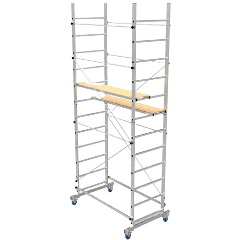 Trabattello Ponteggio in Alluminio Richiudibile Marchetti 155x360 cm