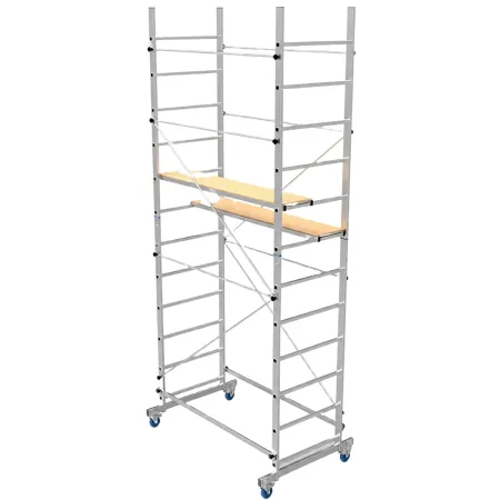 Trabattello Ponteggio in Alluminio Richiudibile Marchetti 155x360 cm