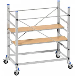 Trabattello Ponteggio in Alluminio Richiudibile Marchetti 155x360 cm 2
