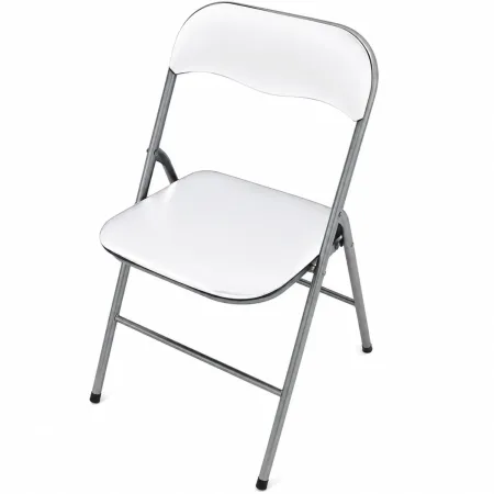 Sedia Pieghevole da Cucina Salvaspazio Bianco Opaco 44x45x78 cm