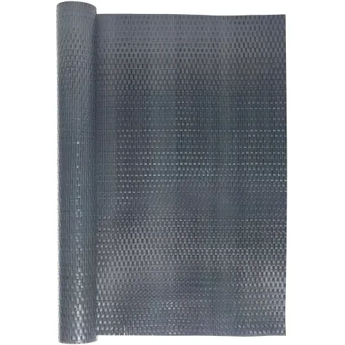Rotolo Frangivista Rattan Artificiale Antracite 1x3m Copertura Privacy