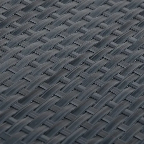 Rotolo Frangivista Rattan Artificiale Antracite 1x3m Copertura Privacy