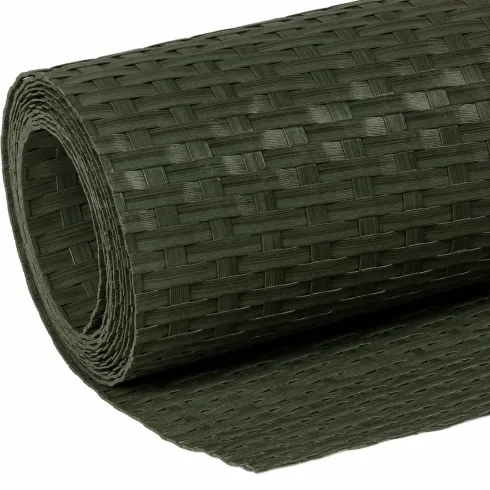 Rotolo Frangivista Rattan Artificiale Verde 1x3 m Copertura Privacy