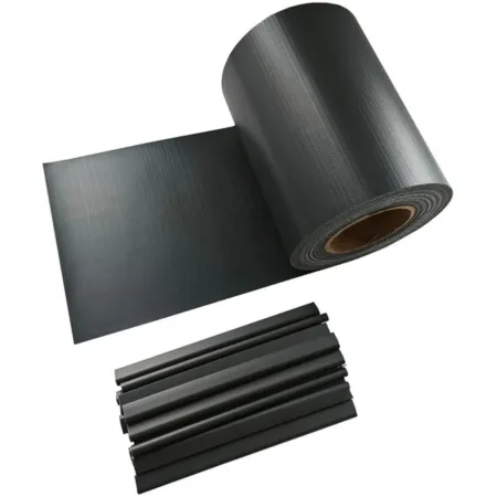 Frangivista in PVC Antracite con Clip 19x3500 cm per Recinzione Balcone