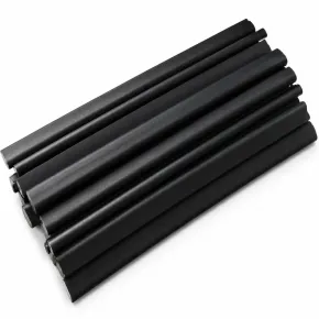 Set 20 Clip Finecorsa per Rotolo Frangivista in PVC Antracite 19 cm