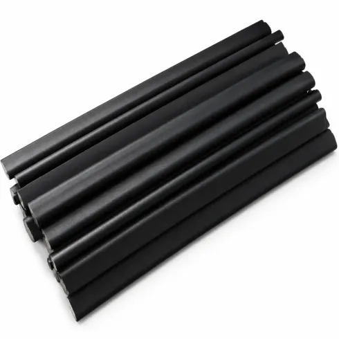 Set 20 Clip Finecorsa per Rotolo Frangivista in PVC Antracite 19 cm