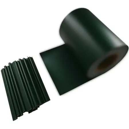 Set 20 Clip Finecorsa per Rotolo Frangivista in PVC Verde 19 cm