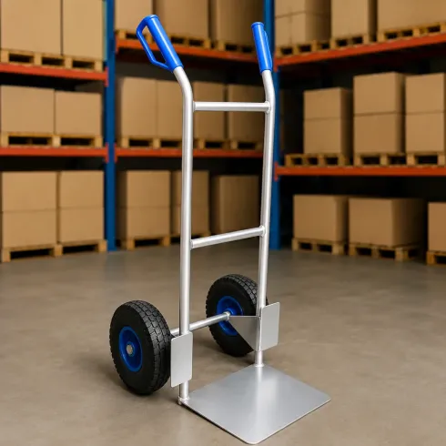 Carrello Portapacchi Bravetta in Alluminio 48x50x112 cm Max 150kg