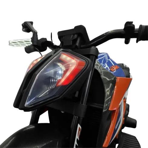 Moto Elettrica per Bambini 12V KTM 1290 Superduke 2 Motori Ruote EVA