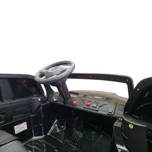 Macchina Elettrica per Bambini Dodge RAM 12V Nero con Telecomando