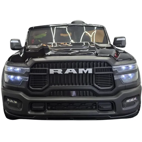 Macchina Elettrica per Bambini Dodge RAM 12V Nero con Telecomando