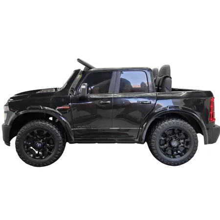 Macchina Elettrica per Bambini Dodge RAM 12V Nero con Telecomando