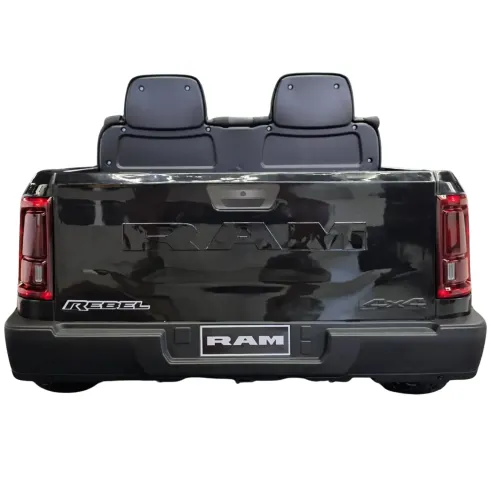 Macchina Elettrica per Bambini Dodge RAM 12V Nero con Telecomando