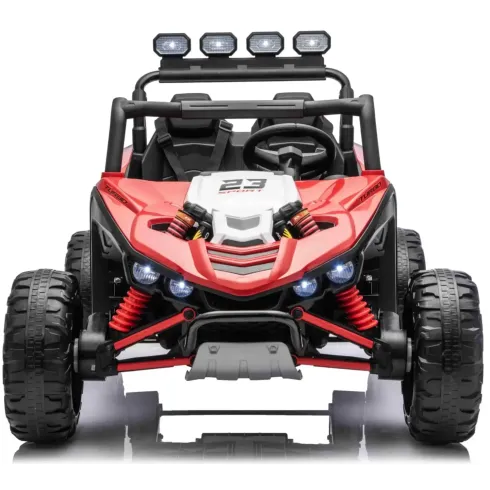 Auto Elettrica per Bambini Buggy Rosso 24V 2 Posti con Telecomando