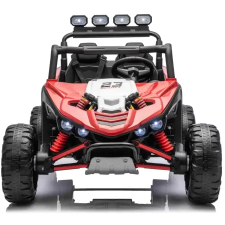 Auto Elettrica per Bambini Buggy Rosso 24V 2 Posti con Telecomando