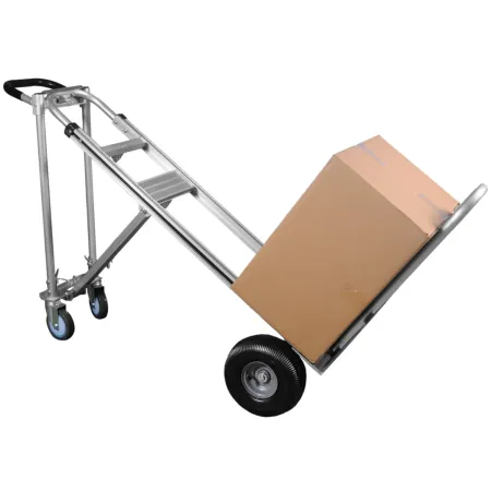 Carrello Portapacchi Bravetta 3 in 1 in Alluminio 4 Ruote Pieghevole