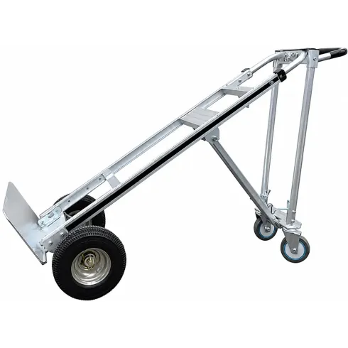 Carrello Portapacchi Bravetta 3 in 1 in Alluminio 4 Ruote Pieghevole