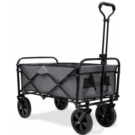 Carrello Portatutto Pieghevole Tuttofare in Acciaio Tessuto con Manico