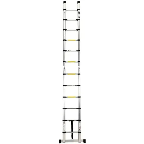 Scala Telescopica Pieghevole 10 Gradini in Alluminio Altezza 3,20m