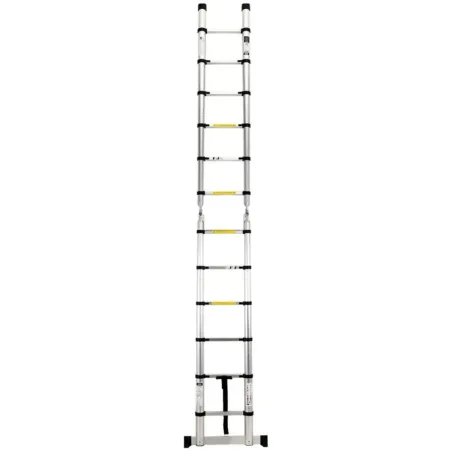 Scala Telescopica Pieghevole 10 Gradini in Alluminio Altezza 3,20m