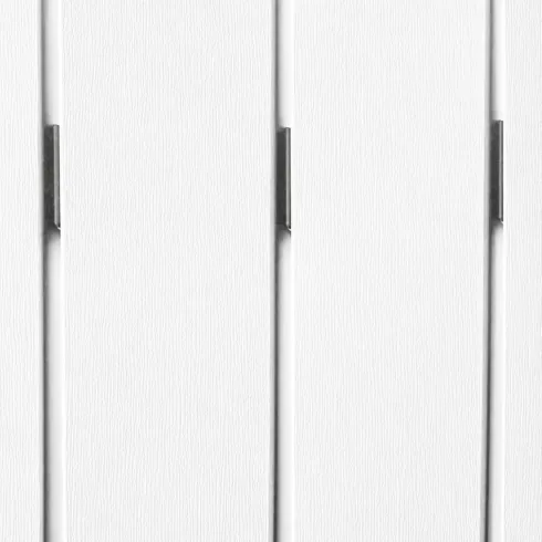 Sedia da Giardino Poltrona Keter Bianco Effetto Legno Porta Bicchiere