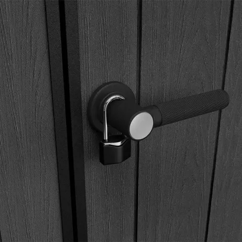 Casetta da Giardino Keter Newton Plus in Resina Grigio 230x287 cm