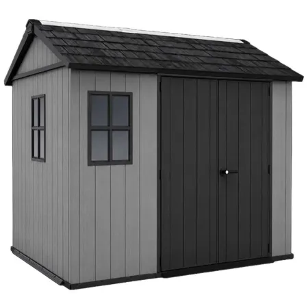Casetta da Giardino Keter Newton Plus in Resina Grigio 230x287 cm