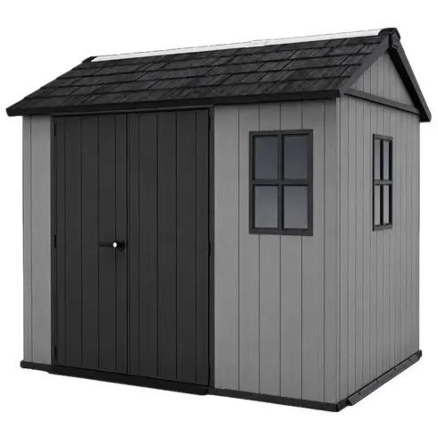 Casetta da Giardino Keter Newton Plus in Resina Grigio 230x287 cm