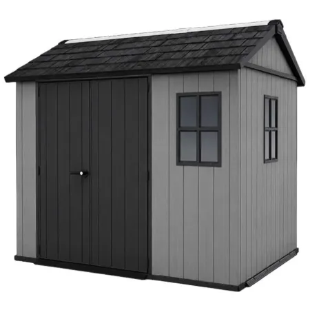 Casetta da Giardino Keter Newton Plus in Resina Grigio 230x287 cm