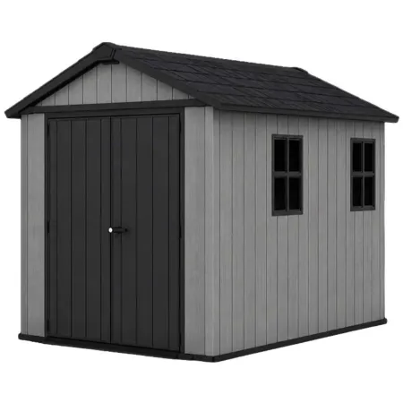 Casetta da Giardino Keter Newton Plus in Resina Grigio 230x287 cm
