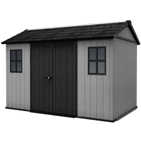Casetta Keter Newton Plus da Giardino Box in Resina Grigio 230x350 cm