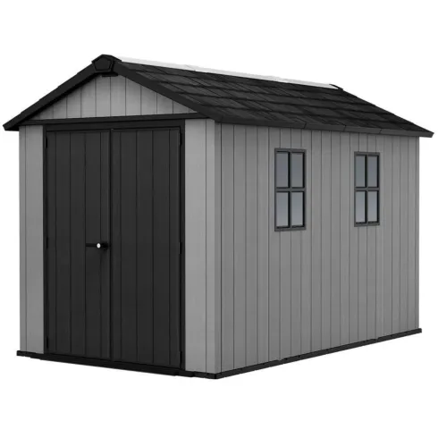 Casetta Keter Newton Plus da Giardino Box in Resina Grigio 230x350 cm