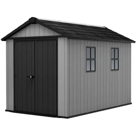 Casetta Keter Newton Plus da Giardino Box in Resina Grigio 230x350 cm