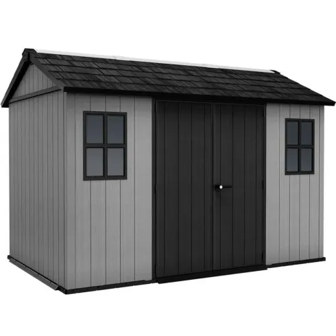 Casetta Keter Newton Plus da Giardino Box in Resina Grigio 230x350 cm