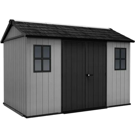 Casetta Keter Newton Plus da Giardino Box in Resina Grigio 230x350 cm