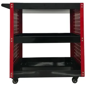 Carrello Portautensili Preforato 3 Ripiani Portata 100 kg 75x35x72 cm