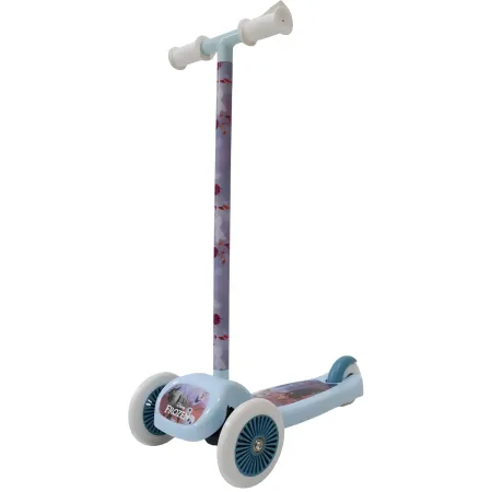 Monopattino Bambini 3 Ruote Disney Frozen Azzurro con Freno a Pedale