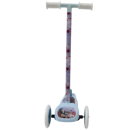 Monopattino Bambini 3 Ruote Disney Frozen Azzurro con Freno a Pedale