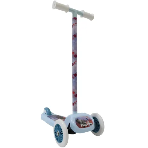 Monopattino Bambini 3 Ruote Disney Frozen Azzurro con Freno a Pedale