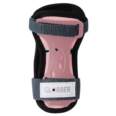 Set Protezioni per Bambini Gomiti Ginocchia Polsi Rosa Pastello XXS