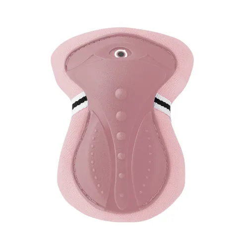 Set Protezioni per Bambini Gomiti Ginocchia Polsi Rosa Pastello XXS