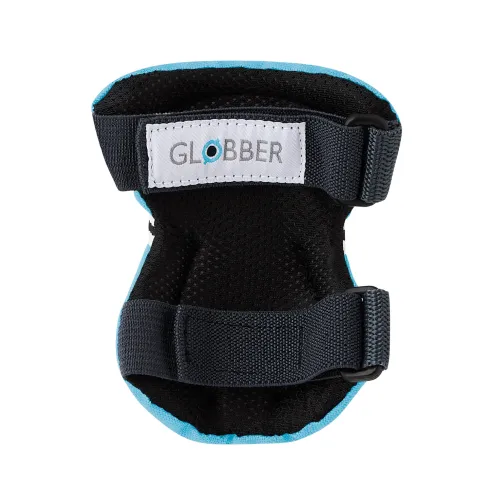 Protezioni per Bambini XS Set Gomiti Ginocchia Polsi Blu Pastello Bici