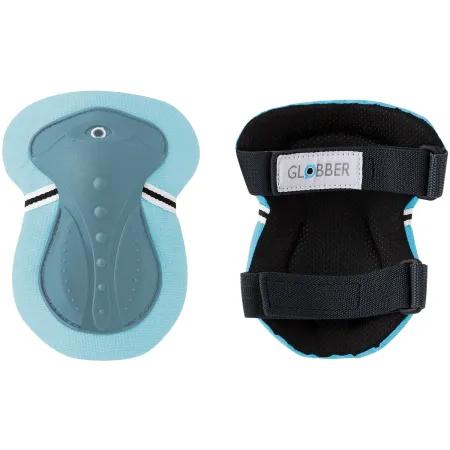 Protezioni per Bambini XS Set Gomiti Ginocchia Polsi Blu Pastello Bici